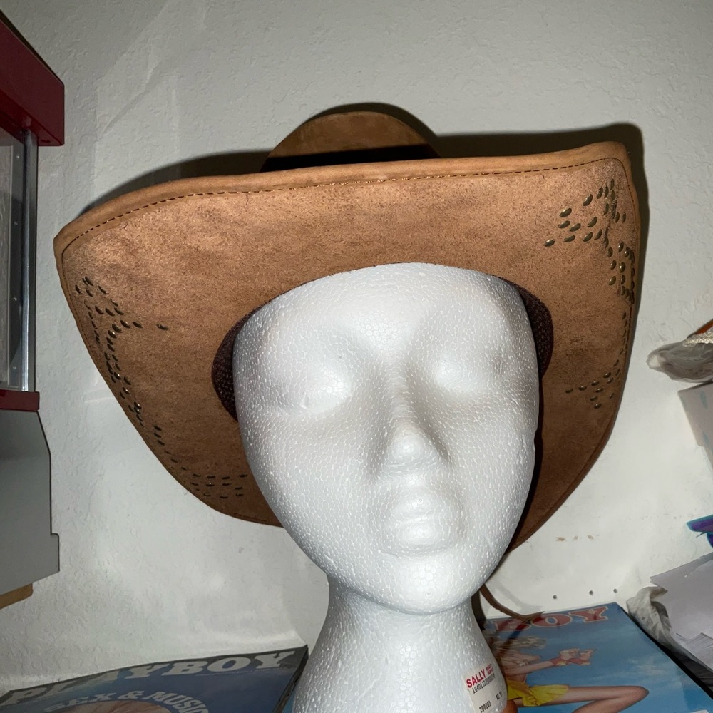 BullHide Leather Hat “Hidden Pleasures” size S